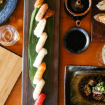 Azumi table with food