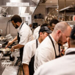 Chefs in kitchen