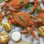 Crabcake and steamed crabs
