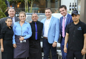 Alex Smith with a team from Ouzo Bay Baltimore