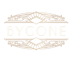 the logo for bygone.