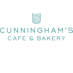 the logo for a cafe and bakery.