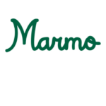 a close up of a logo on a black background.