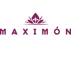 the logo for a restaurant called maximuson.