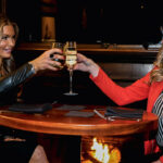 Ladies having drinks